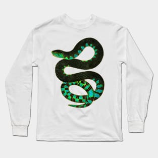 serpent cobra reptile viper venom lizard Long Sleeve T-Shirt